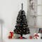 3ft. Pre-Lit Black Artificial Christmas Tree, Warm White LED Lights